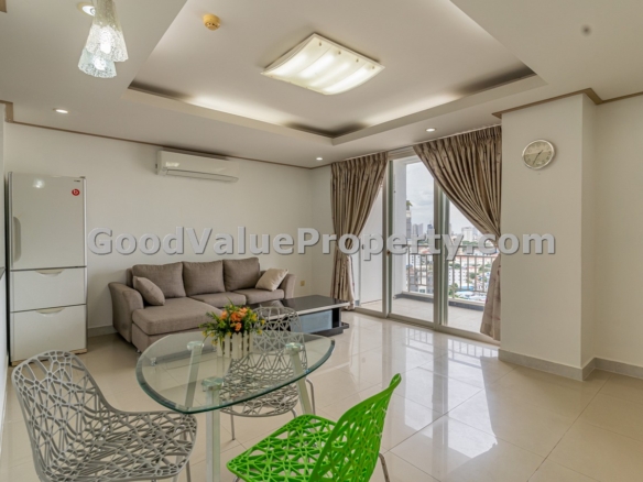Duże mieszkanie (1 Bedroom) na sprzedaż – De Castle Diamond, Toul Kork