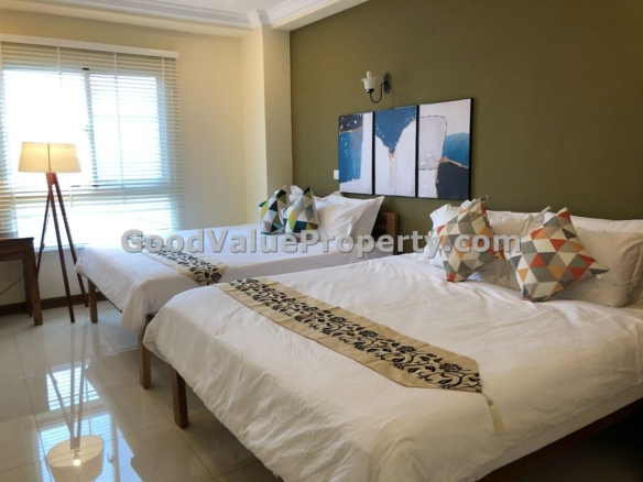 Duży (64 m2) 1 bedroom (2 łóżka), w pełni umeblowany do wynajęcia