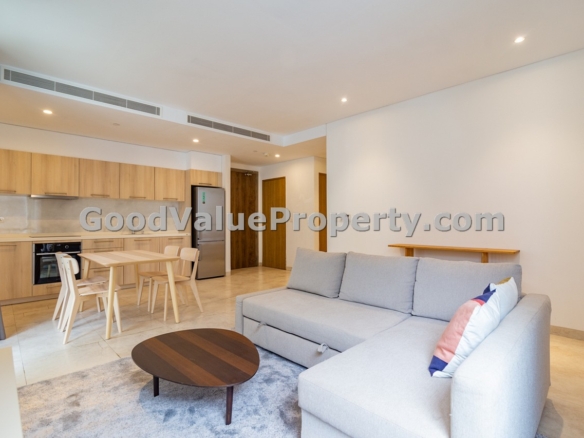 Duże mieszkanie (2 bedrooms) w Embassy Residences, Tonle Bassac