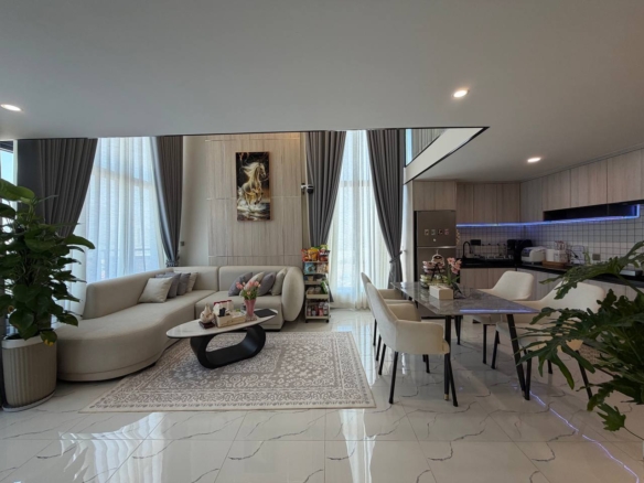Mini Penthouse Condo – 2 bedroom near Chip Mong 271 Mega Mall